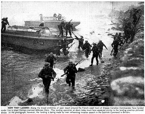 1000 Men, 1000 Stories : Articles: Dieppe Raid 1942 - Operation JUBILEE (1).