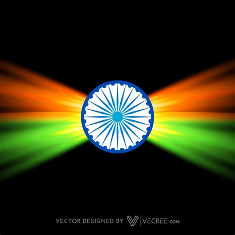 Creative Dark Indian Flag Design Free Vector by vecree on DeviantArt