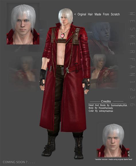 Hd Devil May Cry 3 Dante W.I.P by WeskerFan1236 on DeviantArt