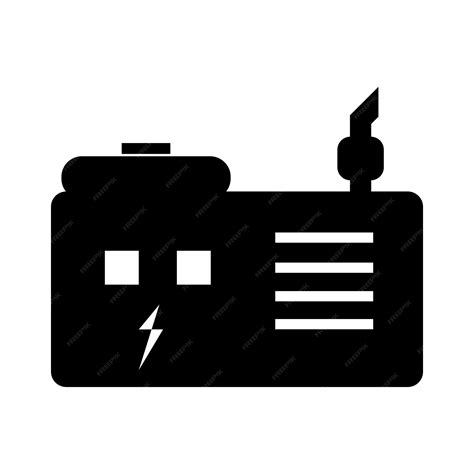 Premium Vector | Generator icon logo vector design template