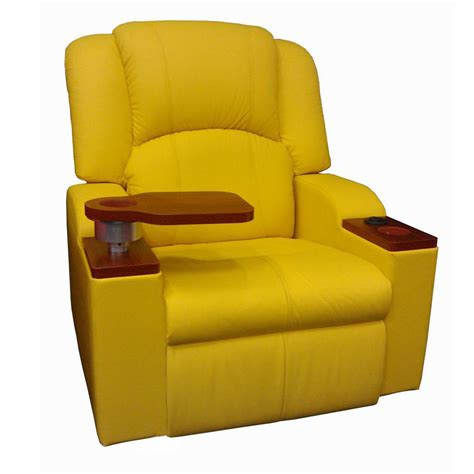 Cinema Seat Real Leather Electric Reclining Theatre Sofa Cinema Chair ...