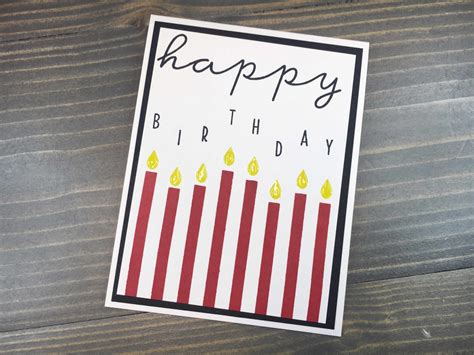 Simple Happy Birthday Card - C Clark Creative