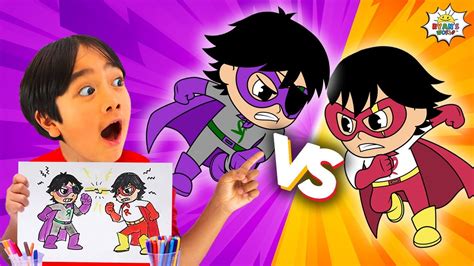 Learn how to draw Superhero Red Titan vs Dark Titan Cartoon for kids ...