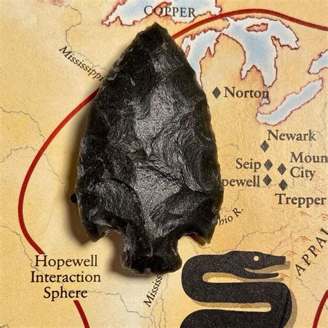 Snyders Hopewell Projectile Point | Flint knapping, Hopewell, Woodland