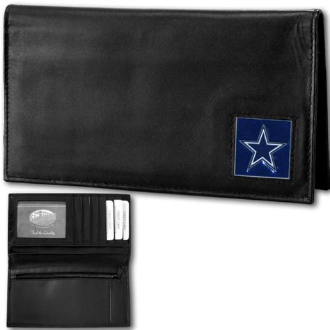 Dallas Cowboys Deluxe Leather Checkbook Cover | Fanhood Gear