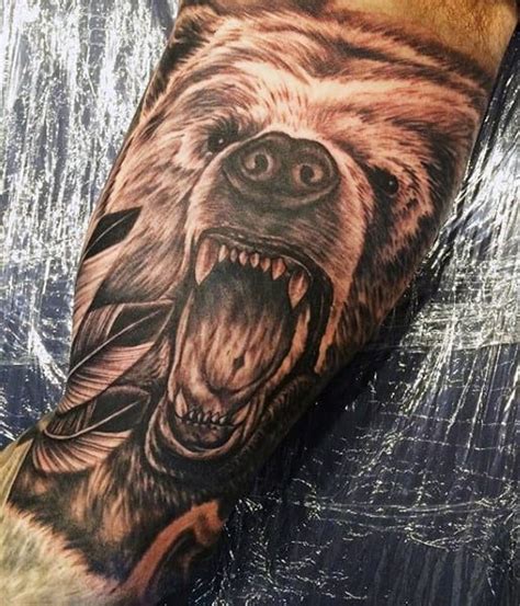 60 Bear Tattoo Designs For Men - Masculine Mauling Machine