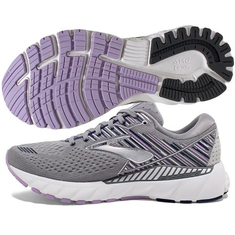 | Brooks Adrenaline GTS 19 Women’s Grey/Lavender/NavyWorld Footbag