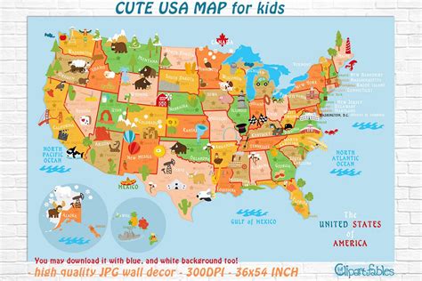 Printable Us Map Kids Printable Maps Online - vrogue.co