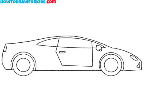 How to Draw a Super Car - Easy Drawing Tutorial For Kids