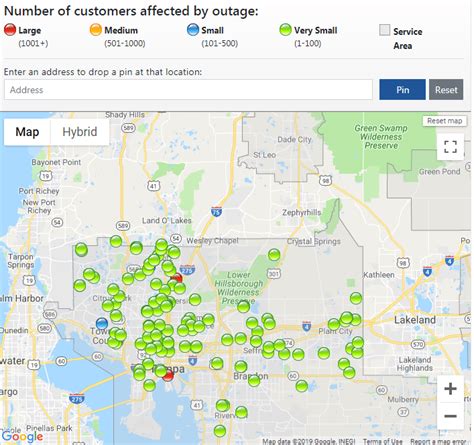 Teco Electric Power Outage Map