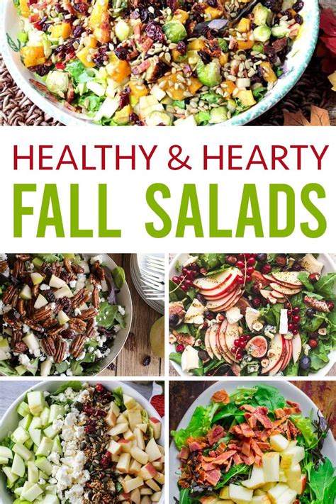 Fall Salads - Hearty and Healthy Recipes Anyone Can Make | Healthy fall salad recipes, Autumn ...