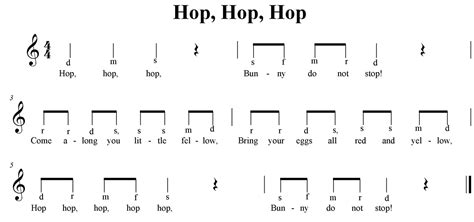 meyersmusic: Ideas for the Music Classroom: Hop, hop, hop...