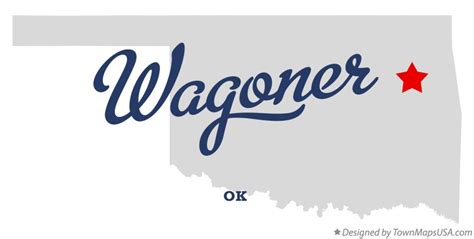 Map of Wagoner, OK, Oklahoma