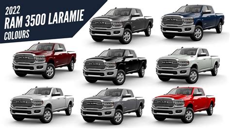 2022 RAM 3500 Laramie Truck - All Color Options - Images | AUTOBICS