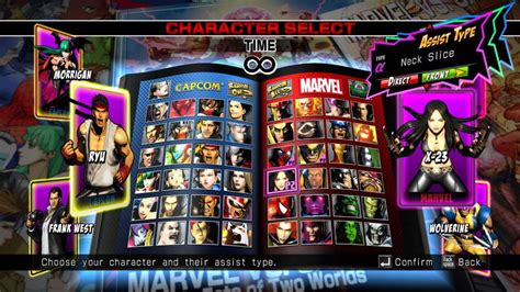 Ultimate Marvel vs. Capcom 3 Characters - Full Roster of 50 Fighters