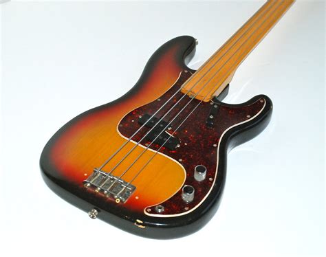 Fender Precision Bass Fretless 1971 Sunburst Bass For Sale Bass N Guitar