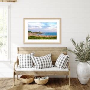 Point Judith Lighthouse, Narragansett, Rhode Island, Artwork, Coastal ...