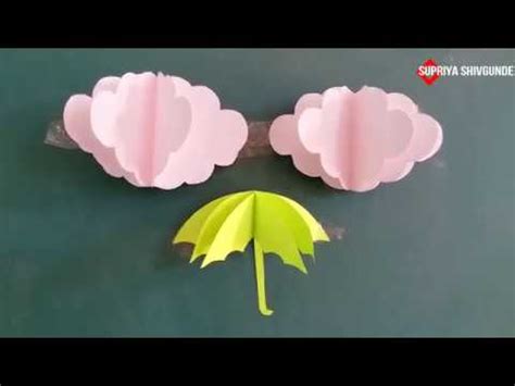 3D Paper Cloud|| Craft Creativity|| Paper Cloud|| - YouTube