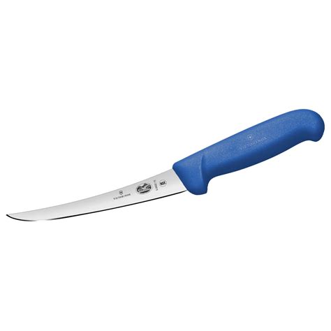 Victorinox Boning Knife Blue- Curved Narrow 15cm Blade (Blue)