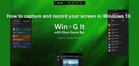 Capture and Record Screen in Windows 10 with Xbox Game Bar