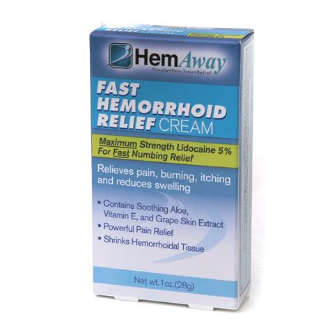 HemAway Fast Hemorrhoid Relief Cream | Walgreens