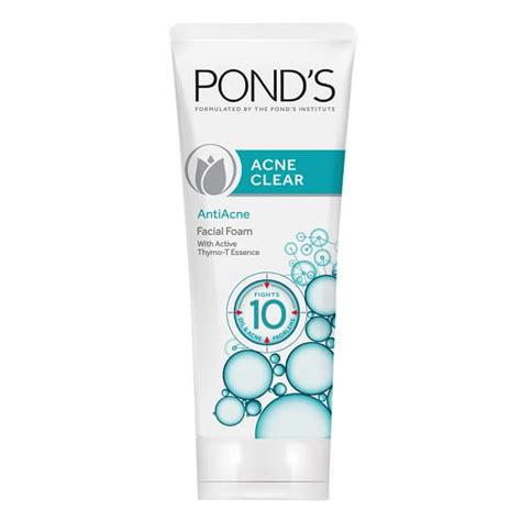 Facial Foam Ponds Acne Clear Anti-Acne Lock Clear - Hien Thao Shop