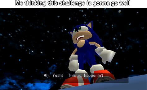 Making a meme out of one line from Sonic Adventure each day until Sonic Adventure 3 is announced ...