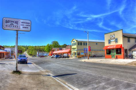 Downtown Grand Marais in the Upper Peninsula, Michigan image - Free ...