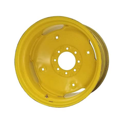 - 15" x 24" 8 Hole Ag John Deere Compact Tractor Wheel - JD Yellow - Surplus Inventory - Ag ...