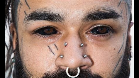 People tattooing their eyeballs??