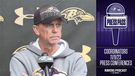 Coordinators: Ravens Practice 11/9 Press Conferences