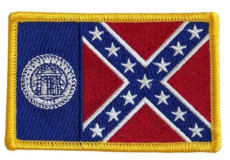 Georgia State Flag Patch - Rectangle 1956 Version