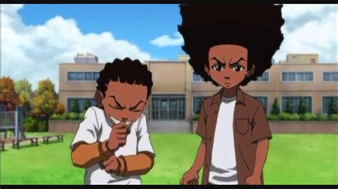 The Boondocks Huey And Riley Fight