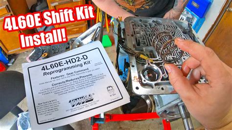 Building a 4L60E for Power! (Part 3) TransGo 4L60E-HD2-D Shift Kit Install! - YouTube