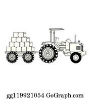 15 Farm Truck With Hay Bales Load Clip Art | Royalty Free - GoGraph