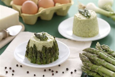 Ricetta Flan di asparagi - La Ricetta di GialloZafferano