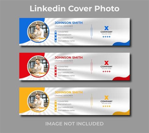 Premium Vector | Professional linkedin profile banner and social media cover design template.