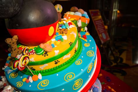 Mickey's 90th Birthday Celebration Cake at Disney's Grand Californian Hotel - MiceChat