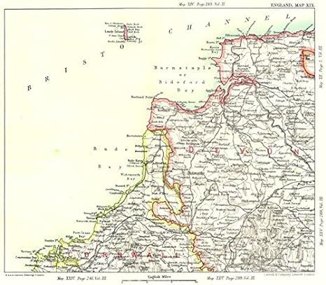 Map Of North Devon - Map Of The World