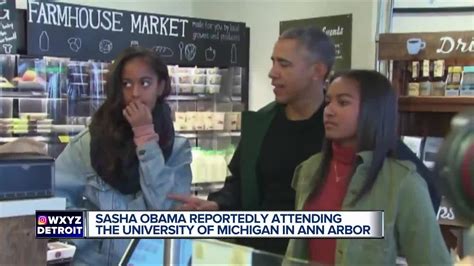 Report: Sasha Obama attending University of Michigan this fall