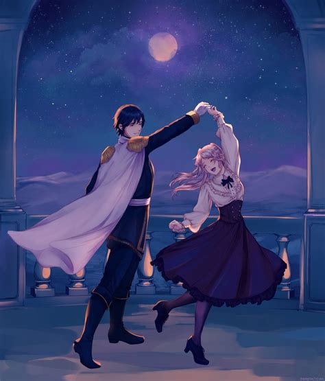 Anime Couples Dancing Together