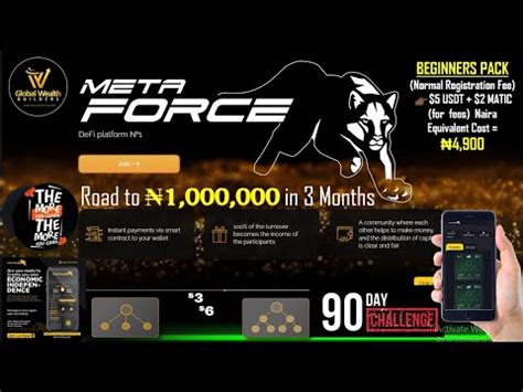 How Meta Force Works || Road to Earning ₦1,000,000 in 90 Days with Global Team #metaforce #force ...