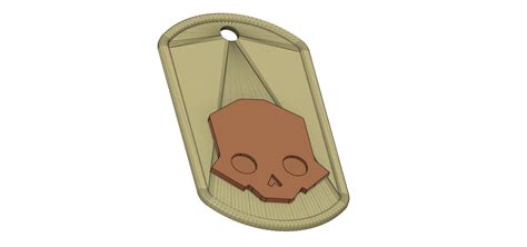 Helldivers Dog Tag Keychain v3 by harry_hood12 | Download free STL ...