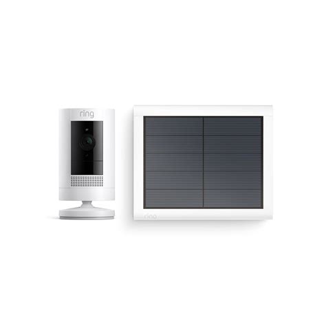 Ring Stick Up Camera Battery & Solar Panel l Wireless Outdoor Security ...