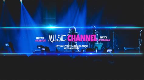 Music Banner For YouTube - MockoFUN