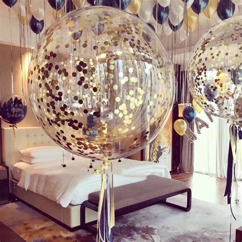 36 Inch Oversized Sequined Balloons Clear Confetti Balloons | Etsy in 2021 | Clear balloons with ...