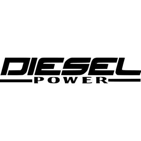 Diesel Power Sticker Vinyl Decal Dh - DecalsHouse