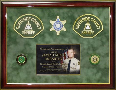 E.O.W. Riverside County Sheriff presentation from Badge Frame Riverside County Sheriff ...