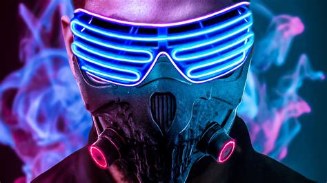 Neon Mask Wallpapers - Top Free Neon Mask Backgrounds - WallpaperAccess