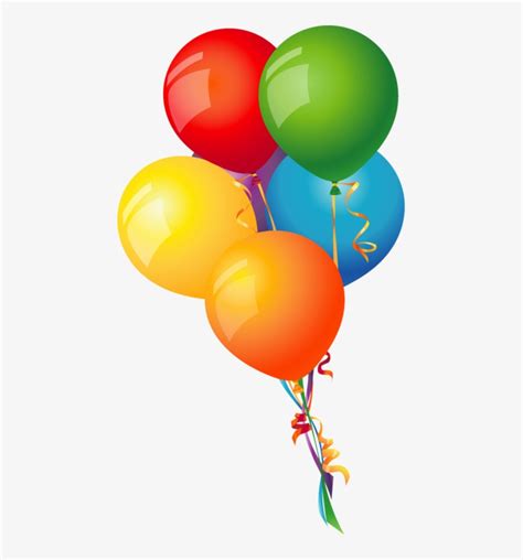 A Cliparts Ballons Seul - Birthday Balloons Clipart - Free Transparent PNG Download - PNGkey